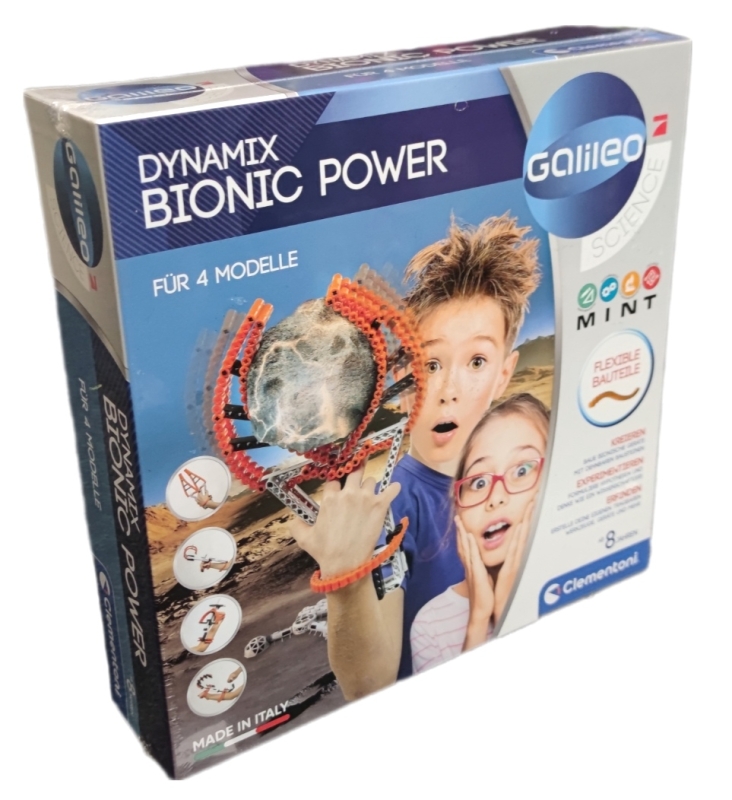 Experimentierset Galileo Bionic Power für Kinder von Clementoni. Spielersich die Natur und ihre Geheimnisse entdecken.